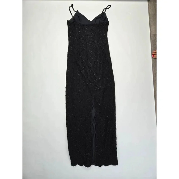 VTG Stenay Beaded Silk Evening Gown and Beaded Long Sleeve Blazer Top size 10/M - Picture 8 of 9